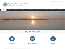 Tablet Screenshot of magothyriver.org
